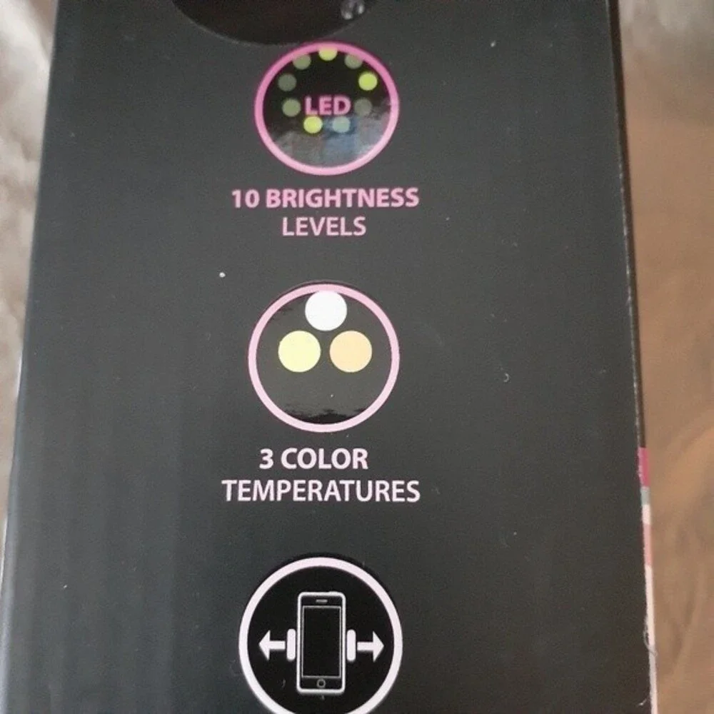 ring light podcast selfie stick photive ring lighting makeup fixture cell phone - Picture 8 of 8